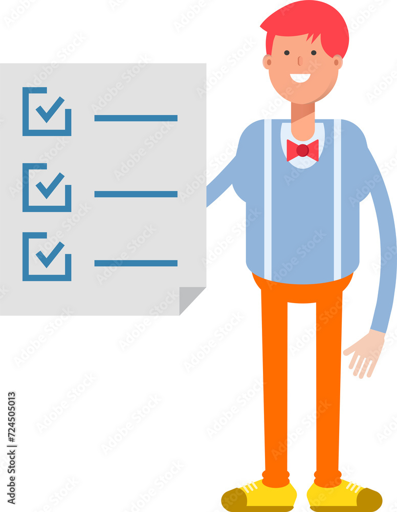 Male Character and Check List Document
Male Character and Check List Document