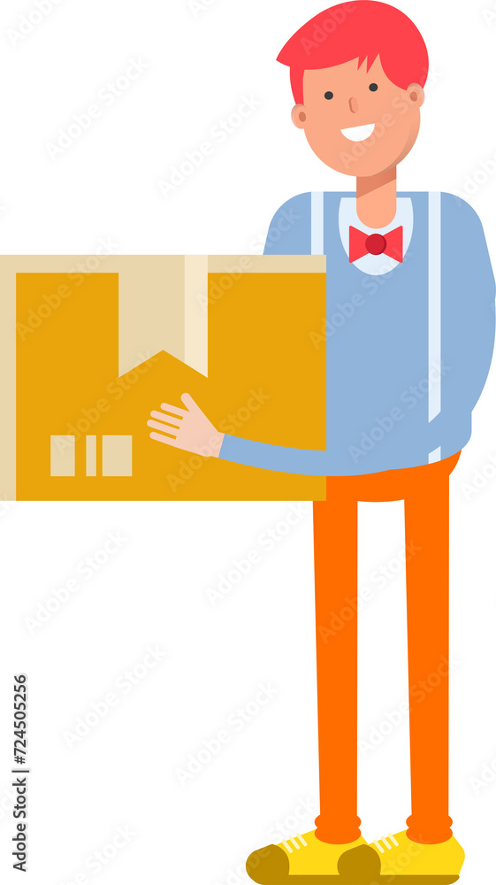 Male Character Holding Box
Male Character Holding Box