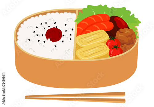 手作り弁当_日の丸弁当_曲げわっぱ