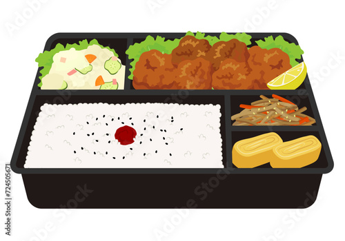 お弁当_コンビニ弁当_唐揚げ弁当