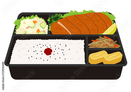お弁当_コンビニ弁当_とんかつ弁当