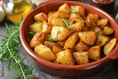 Savory roasted potatoes dish