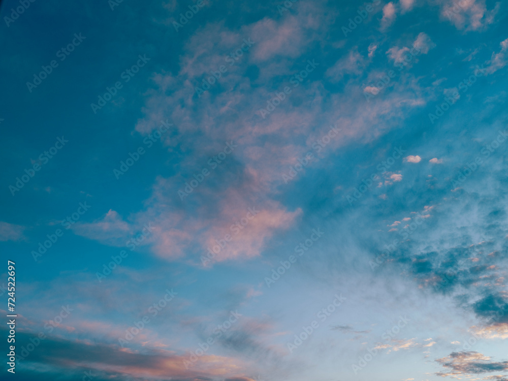 colorful sunset clouds