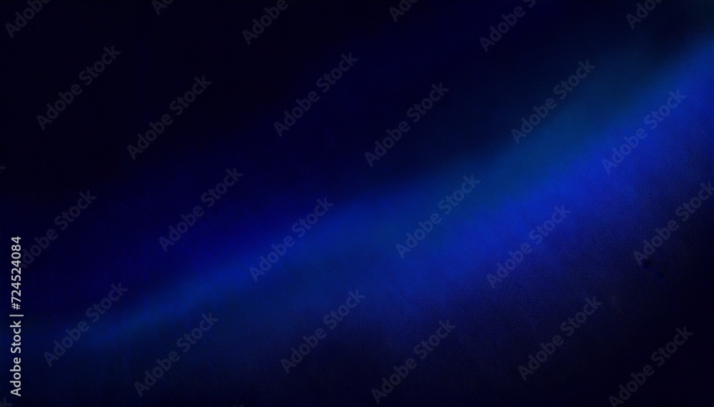 dark blue abstract color gradient wave on black background blurry grainy light wave noise texture backdrop copy space