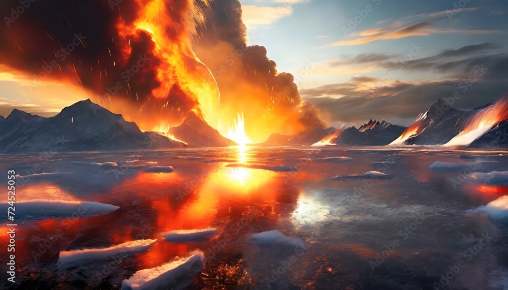 fire and ice a violent meeting
