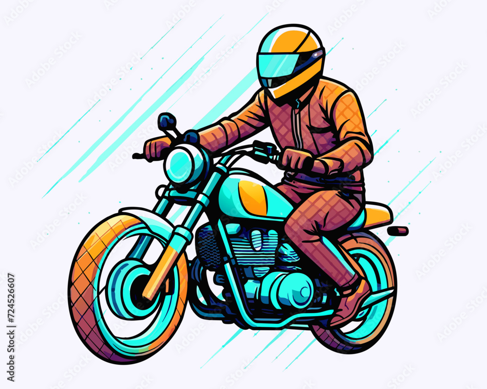 Obraz premium vintage motor caffe racer