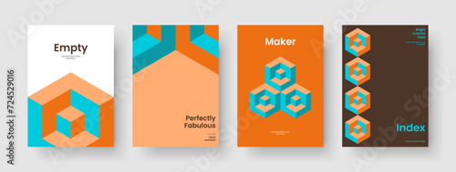 Isolated Book Cover Template. Modern Banner Design. Geometric Flyer Layout. Brochure. Background. Business Presentation. Report. Poster. Catalog. Handbill. Pamphlet. Magazine. Newsletter. Journal © pro