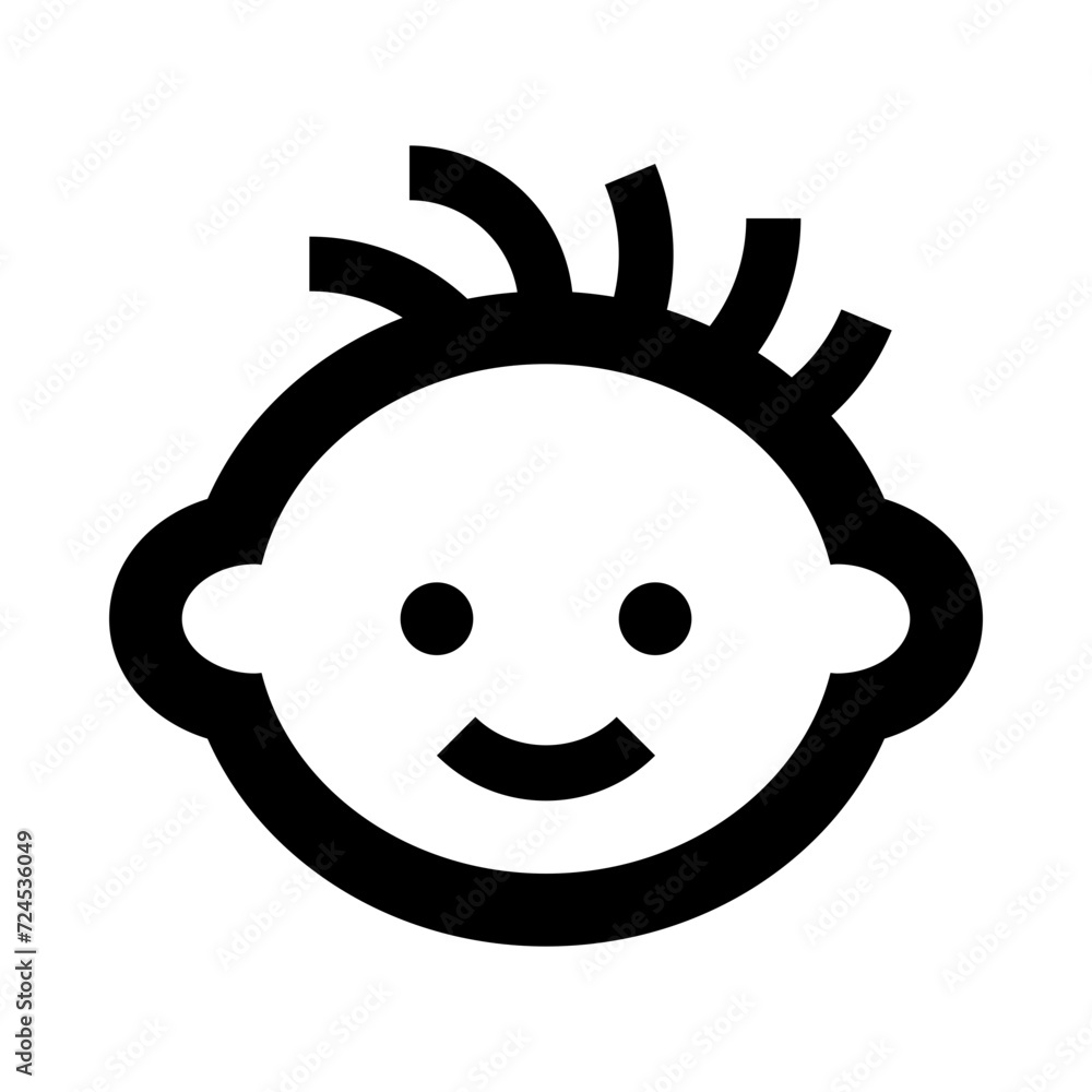 Smiling Happy Baby Face Smiling Happy Baby Face