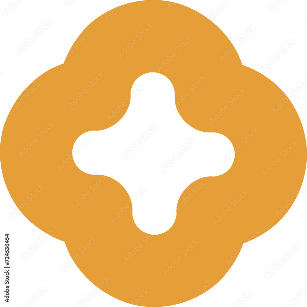 Golden chinese coin element vector Golden chinese coin element vector