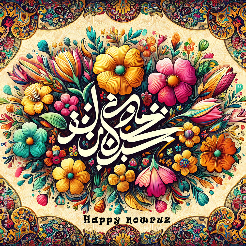 International Nowruz Day, Nowruz, Persian Festival, 21 March, Happy Nowruz Text 