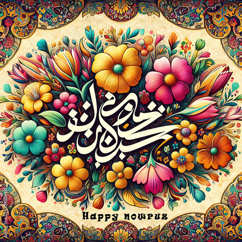 International Nowruz Day, Nowruz, Persian Festival, 21 March, Happy Nowruz Text 