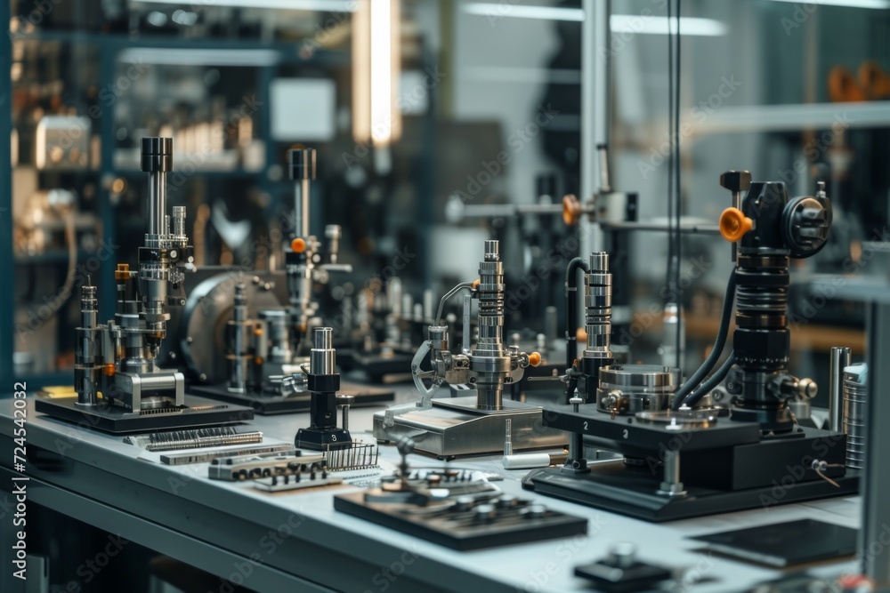 The muti-tasking CNC lathe machine making the brass screw connector parts. The hi-precision air condition parts manufacturing The muti-tasking CNC lathe machine making the brass screw connector parts. The hi-precision air condition parts manufacturing