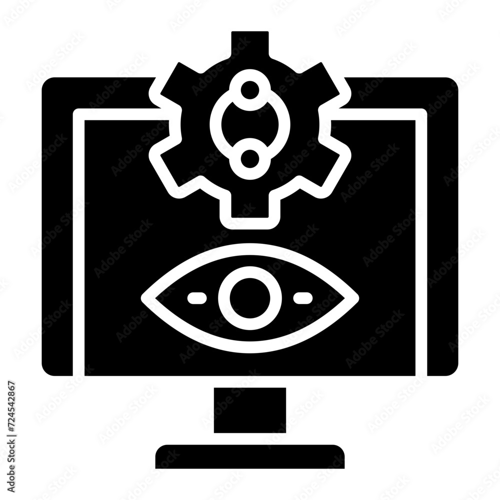 Monitoring Icon Style Monitoring Icon Style