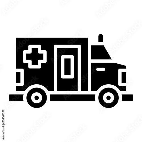 Ambulance Icon Style © designing ocean