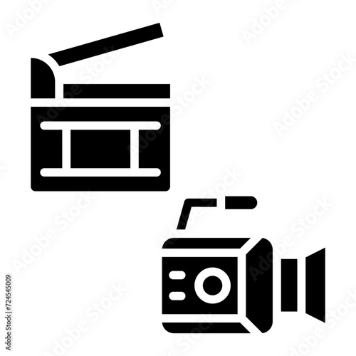 Film Set Icon Style
