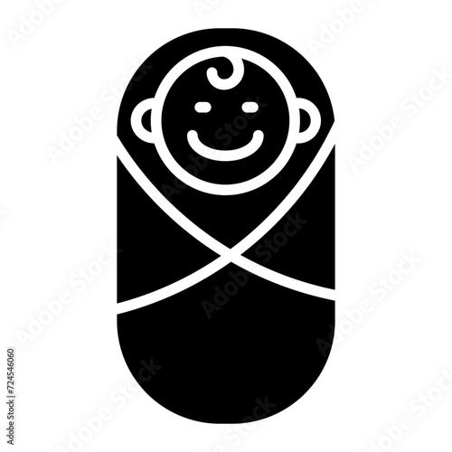 Newborn Baby Icon Style