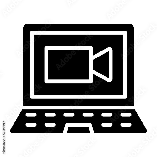 Videocall Discussion Icon Style