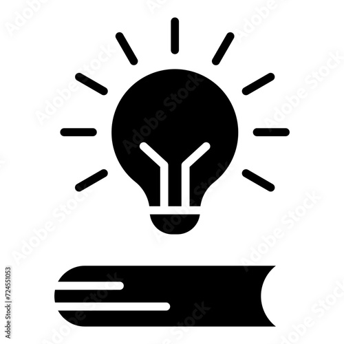 Book Lamp Icon Style