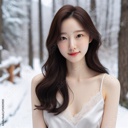 Beautiful Asian Korea  woman 