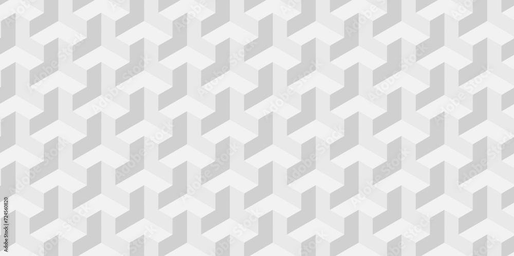Abstract white and gray seamless pattern cubes geometric tile and mosaic wall or grid backdrop hexagon technology. white and gray geometric block cube structure backdrop grid triangle background. Abstract white and gray seamless pattern cubes geometric tile and mosaic wall or grid backdrop hexagon technology. white and gray geometric block cube structure backdrop grid triangle background.