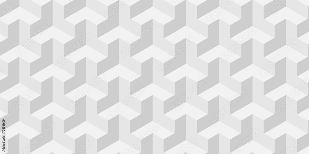 Abstract white and gray seamless pattern cubes geometric tile and mosaic wall or grid backdrop hexagon technology. white and gray geometric block cube structure backdrop grid triangle background. Abstract white and gray seamless pattern cubes geometric tile and mosaic wall or grid backdrop hexagon technology. white and gray geometric block cube structure backdrop grid triangle background.