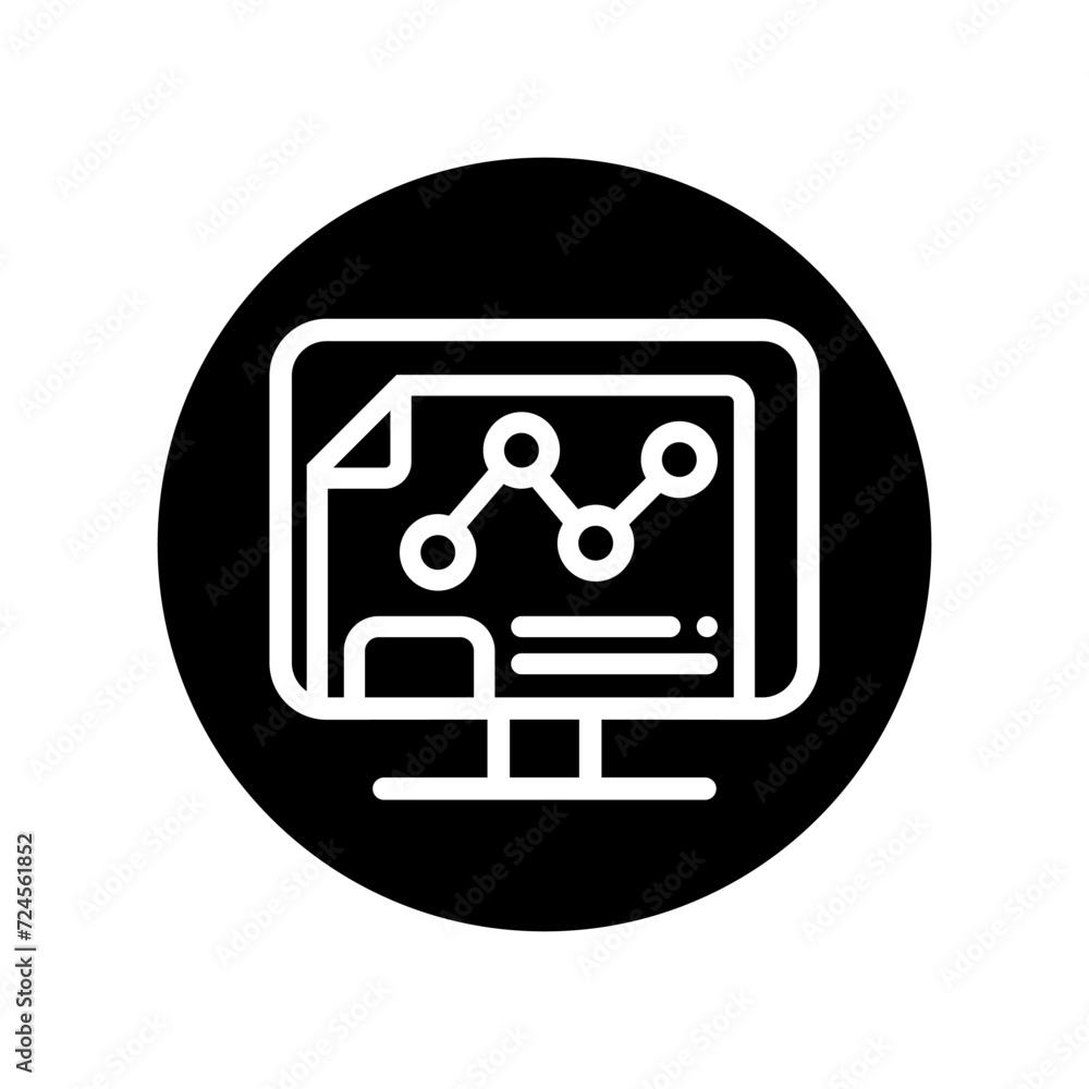 Data analysis icon vector. Data science illustration sign. Analytics symbol. Trading logo. Data analysis icon vector. Data science illustration sign. Analytics symbol. Trading logo.