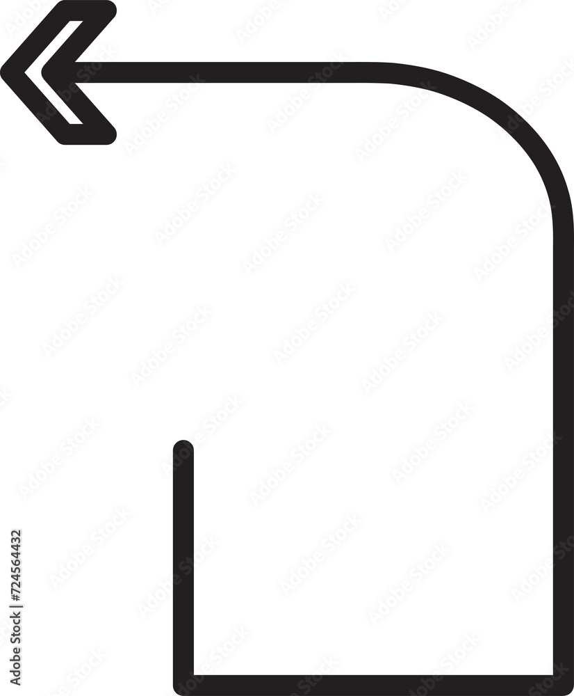 Turn Left Arrow Symbol
Turn Left Arrow Symbol