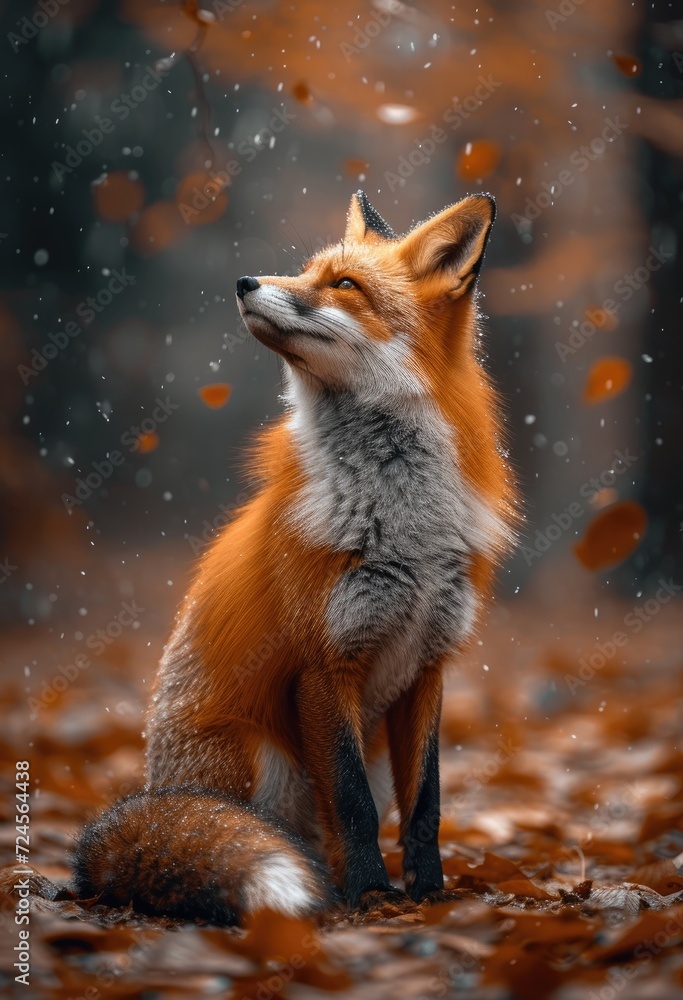 a_fox_with_a_beautiful_head_and_a_tan_body a_fox_with_a_beautiful_head_and_a_tan_body