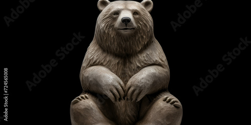 Grizzly Bear,Golden bear , North American wildlife, Ursus arctos horribilis, brown bear, mammal, wild animal, 