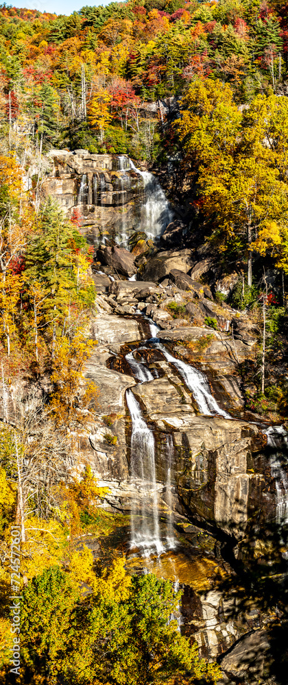 Whitewater Falls in Jocassee Gorge North Carolina