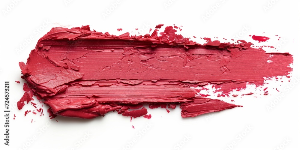 red Lipstick smear red Lipstick smear