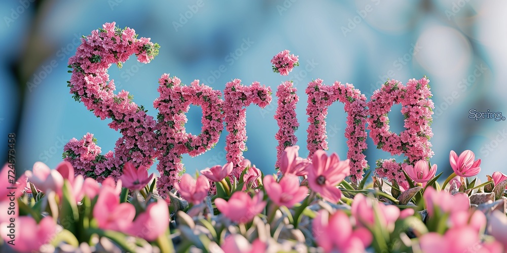 spring shape of a flowers spring shape of a flowers