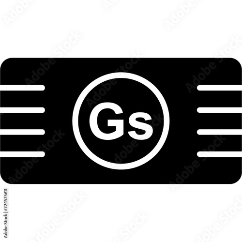 Paraguay Guarani currency Icon