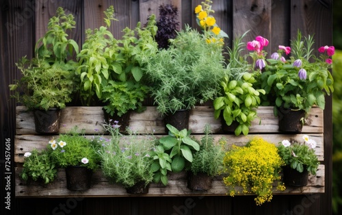 DIY Pallet Garden for Herbs and Flowers