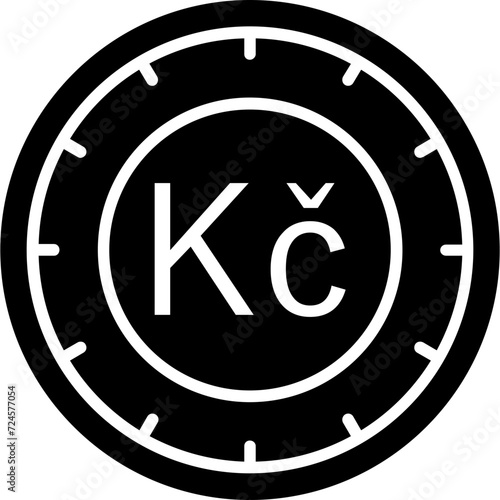 Czech Republic Koruna Coin Icon