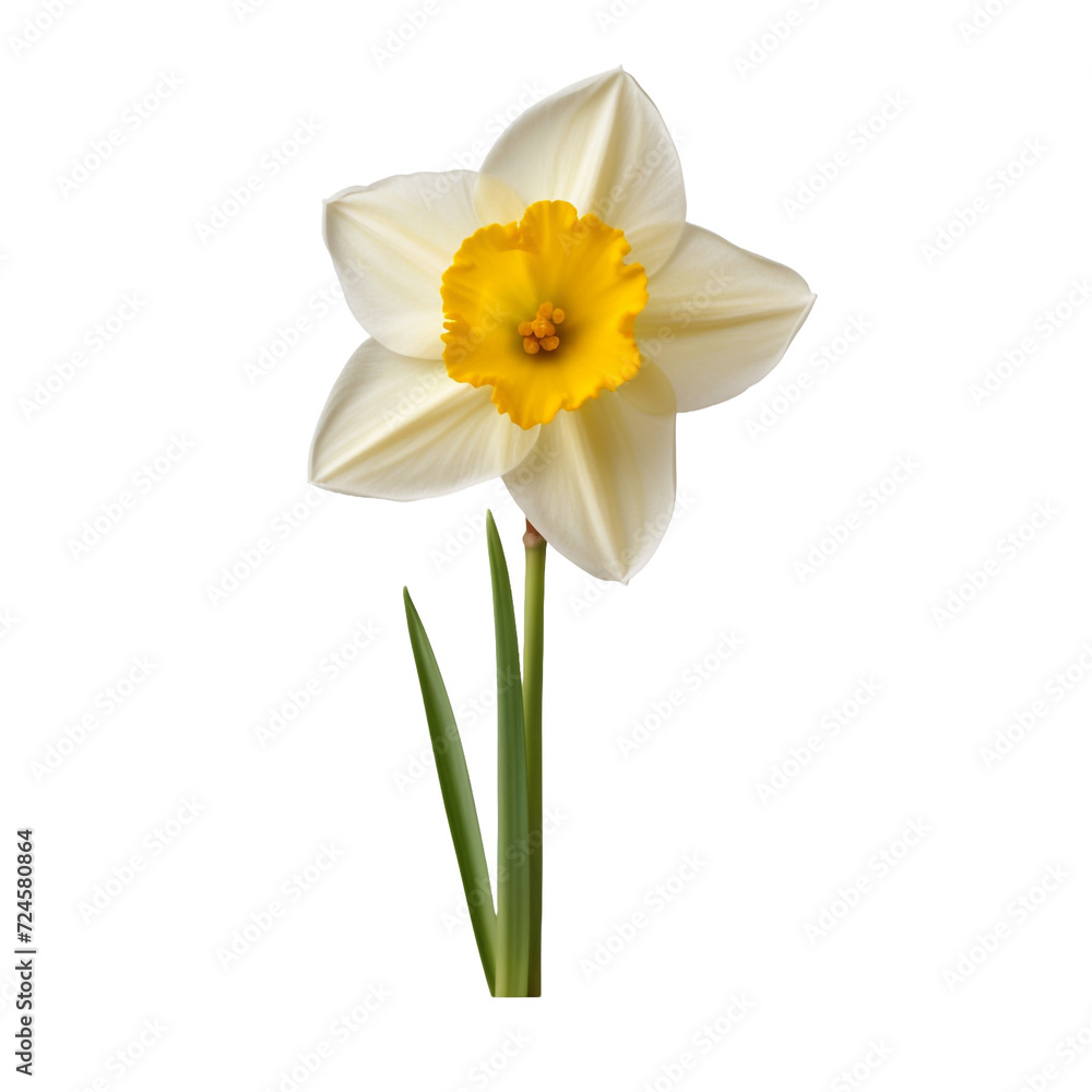 Narcissus isolated on transparent background Narcissus isolated on transparent background