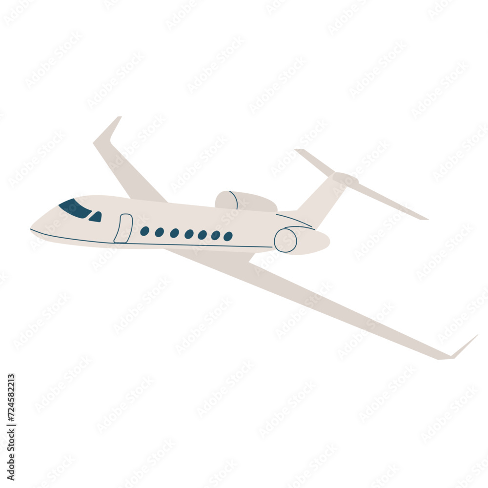 passenger plane in flat style, vector passenger plane in flat style, vector