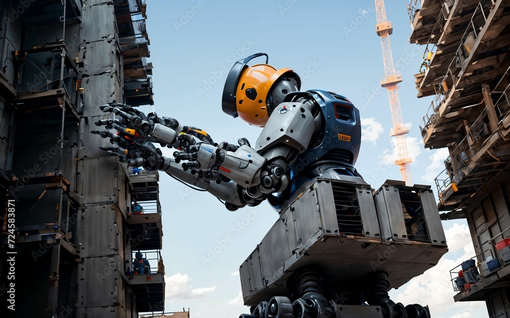 Building Tomorrow Enhancing Safety and Efficiency in Construction with Robotics ai generated Building Tomorrow Enhancing Safety and Efficiency in Construction with Robotics ai generated
