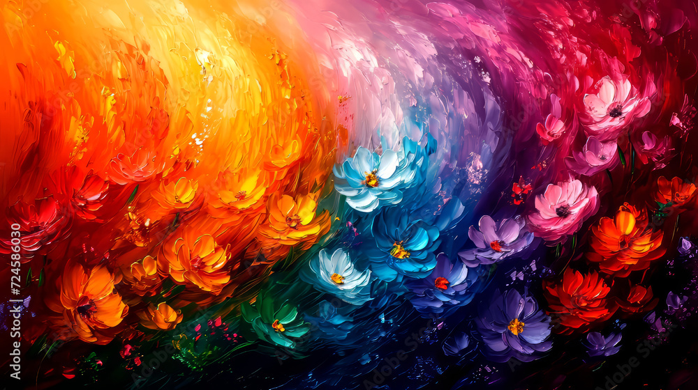 Abstract oil paint background. Oil paints on canvas. Multicolored background. Abstract oil paint background. Oil paints on canvas. Multicolored background.
