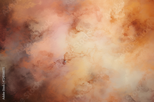 Abstract orange background with smoke. Fantasy fractal texture. Digital art. © Татьяна Евдокимова