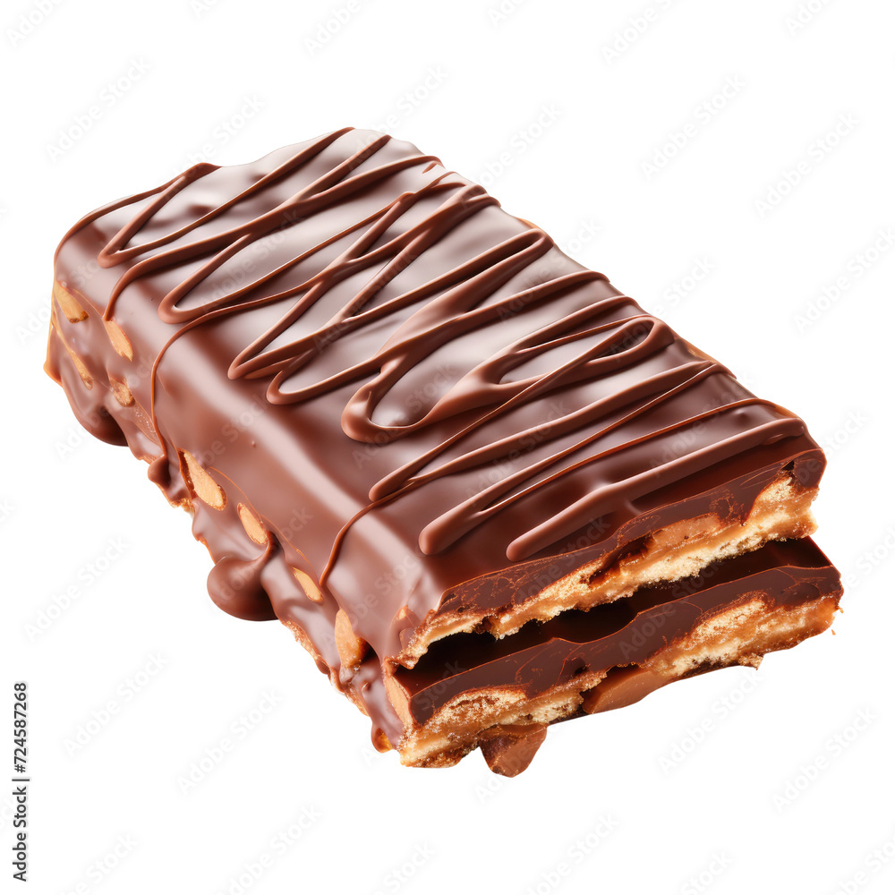 Chocolate bar on white background Chocolate bar on white background