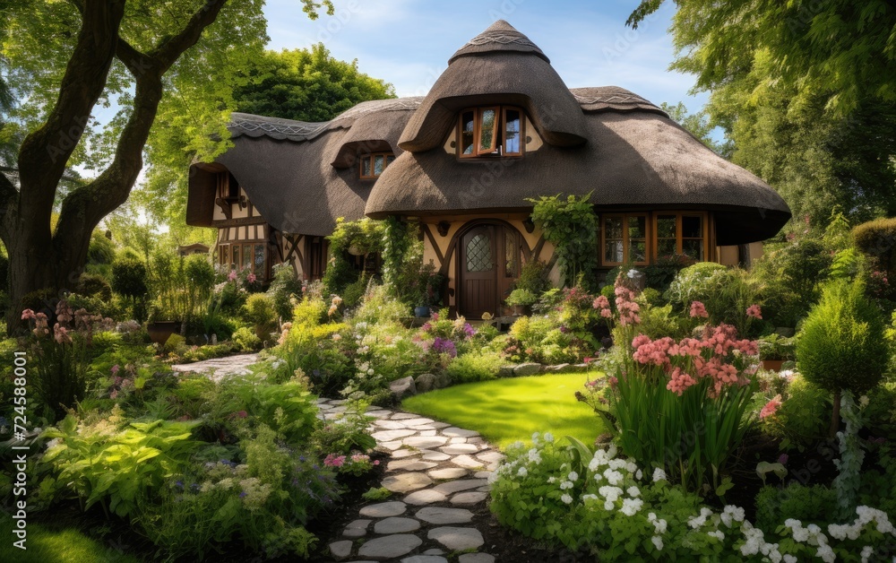 Thatched Haven Fairytale Cottage Garden