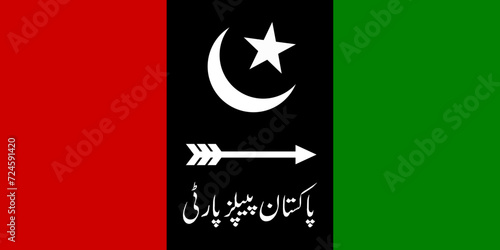 pakistan People's Party Sign and Flag