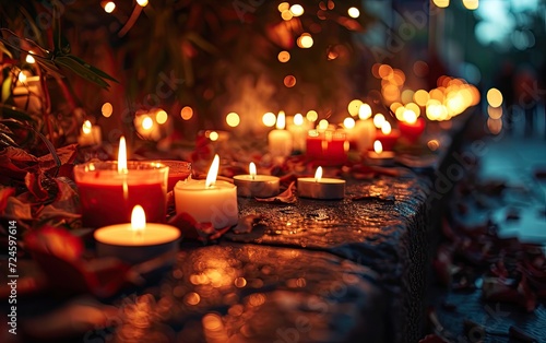 Illuminated Candle Vigil for World Cancer
