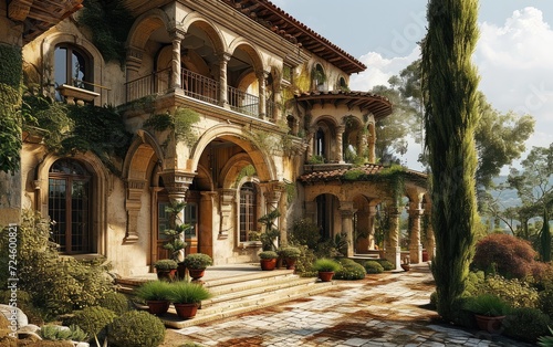 Villa in Italian Renaissance Style © zainab