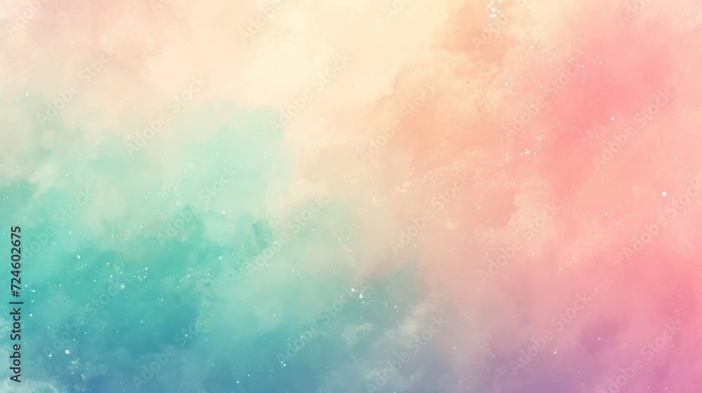 Rainbow abstract watercolor background