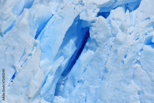 Faille dans un glacier