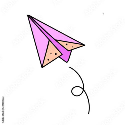 feuille d'arbre doodle mignon jaune