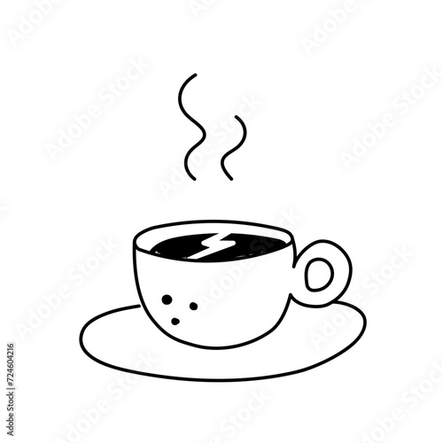 branche doodle mignon noir