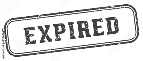 expired stamp. expired rectangular stamp on white background